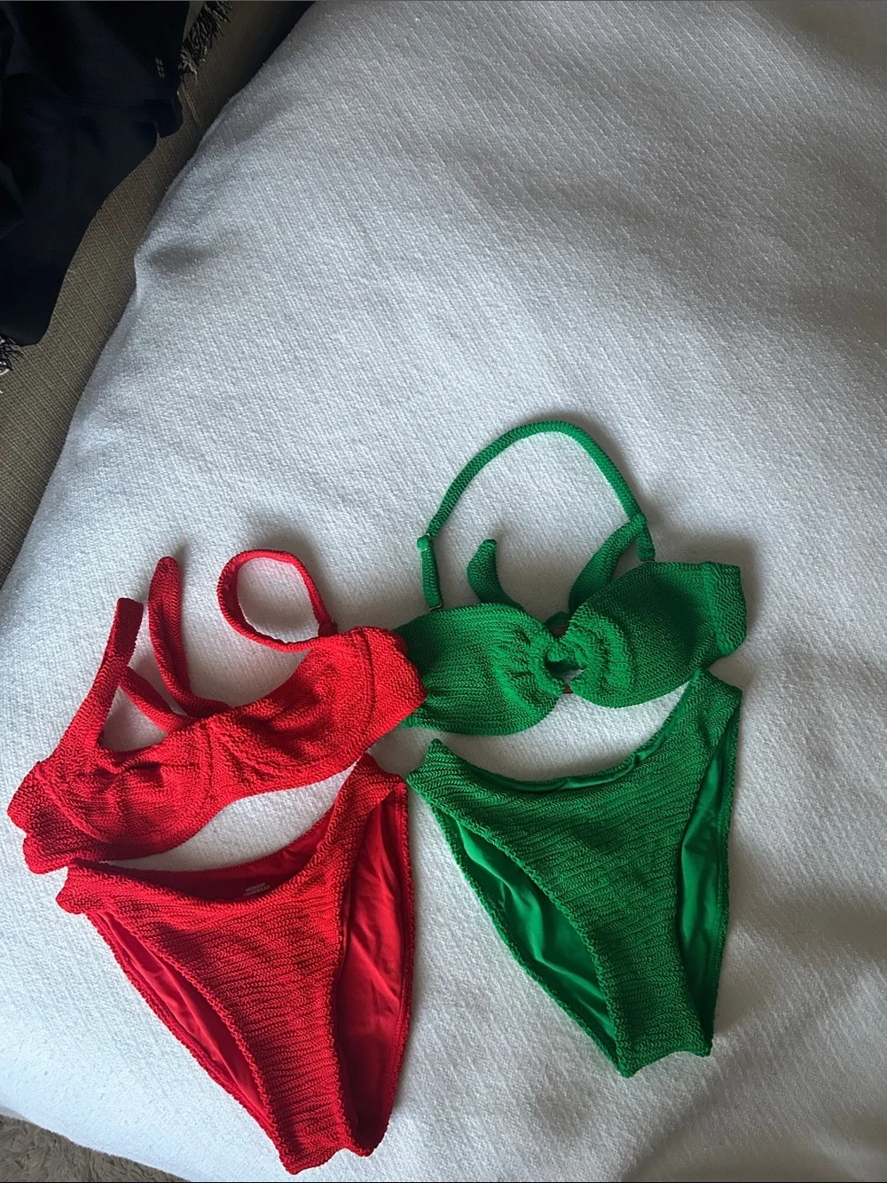 Monday Swimwear Bright Red Bikini Top